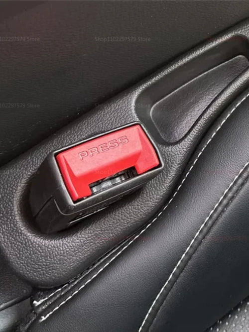 2Pcs Car Seat Gap Filler Organizer PU Waterproof Universal Car Seat Gap Anti-leak Stopper Strip 2Slot Seat Gap Storage Organizer